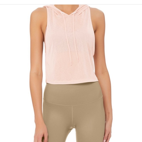 alo arrow tank hoodie